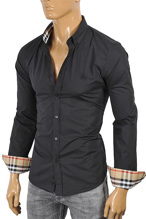 burberry mens dress shirt free shipping|burberry men's long sleeve shirts.